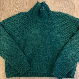 Free People Bradley Turtleneck Sweater in Alpine Heather